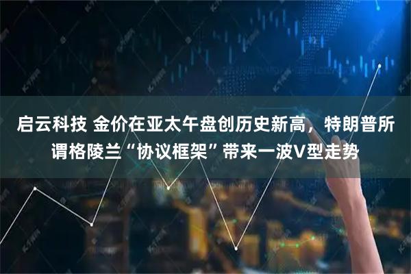 启云科技 金价在亚太午盘创历史新高，特朗普所谓格陵兰“协议框架”带来一波V型走势